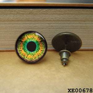 Cat Eye Earring Evil Eye Jewelry Art Picture Dragon