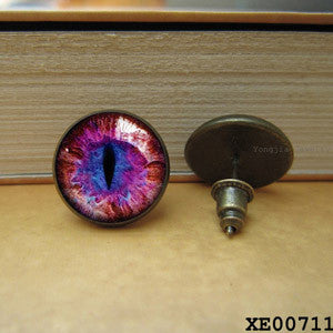 Cat Eye Earring Evil Eye Jewelry Art Picture Dragon