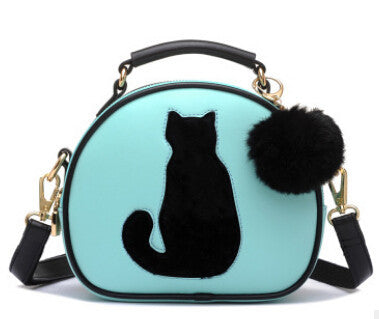 Vogue Star 2016 Cat Printing Bag Ladies Crossbody Bags