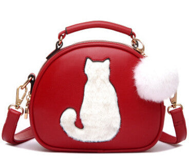 Vogue Star 2016 Cat Printing Bag Ladies Crossbody Bags