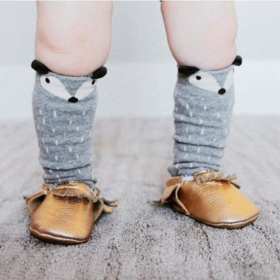 Cute Cartoon Animal Cat Leg Warmers For Newborns