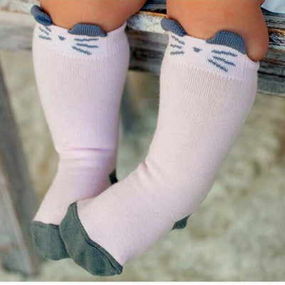 Cute Cartoon Animal Cat Leg Warmers For Newborns