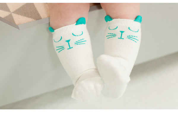 Anti Slip Cute Cartoon Cat Skid Resistance Leg Warmers