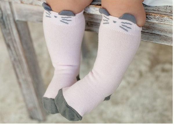 Anti Slip Cute Cartoon Cat Skid Resistance Leg Warmers