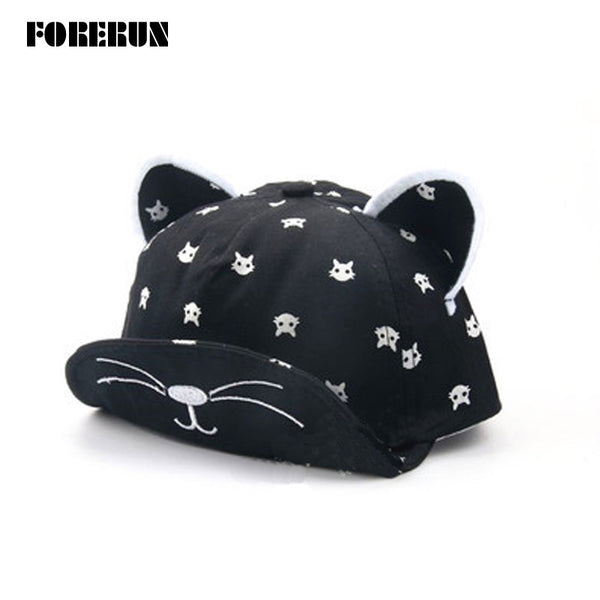 New Baby Hat With Ears Beard Stars Animal Cat Cartoon
