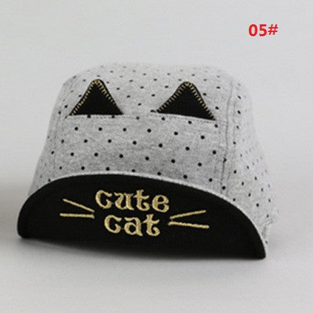 New Baby Hat With Ears Beard Stars Animal Cat Cartoon