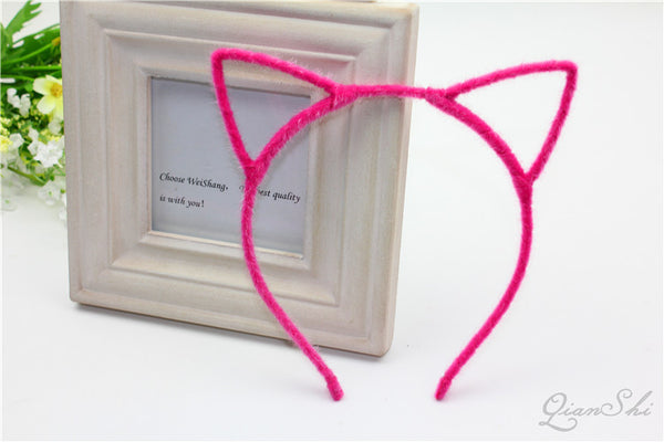 Korean Lovely Plush Cat Ears Baby Headband